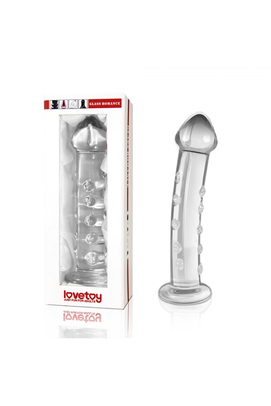 Consolador Pyrex Glass Romance