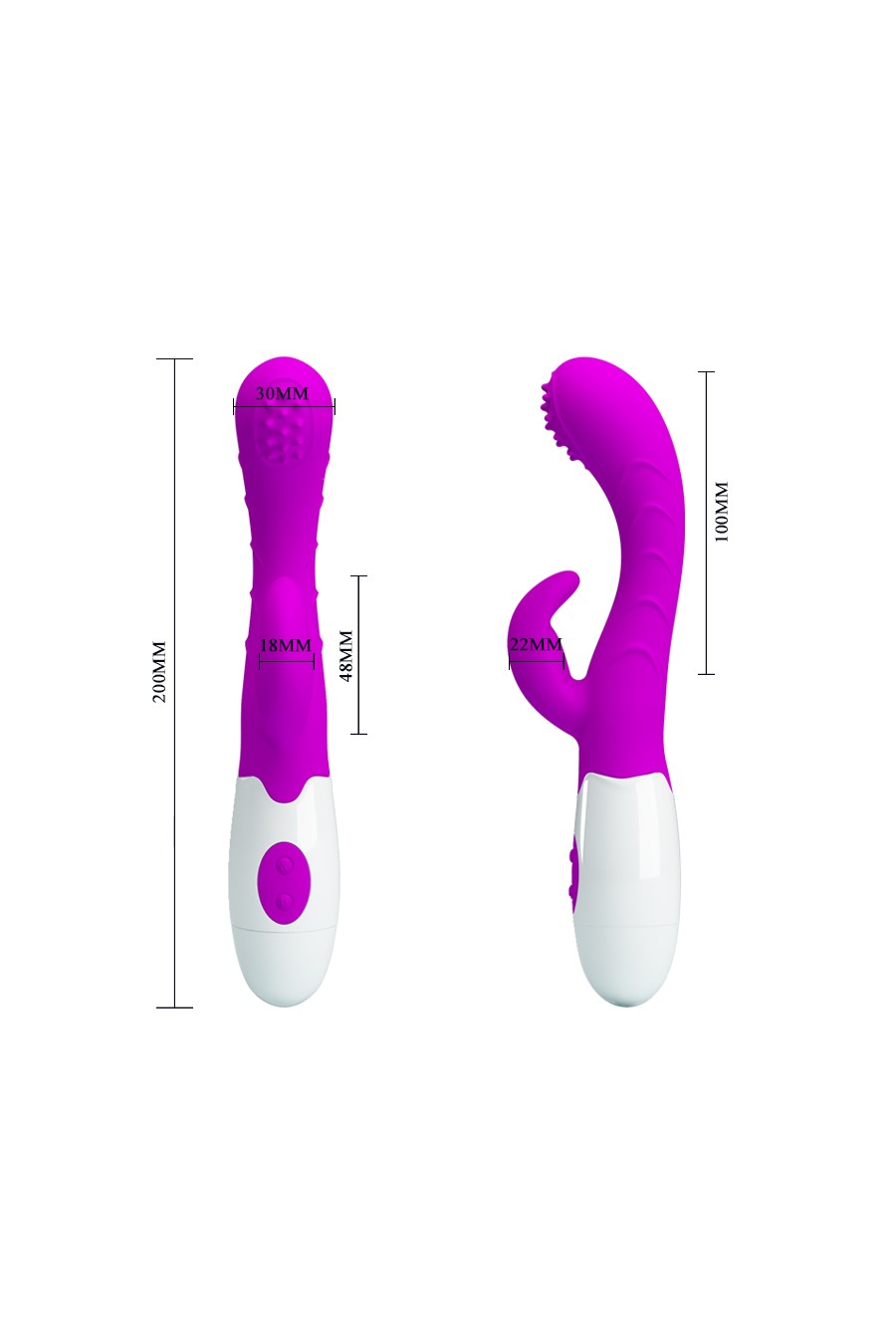 Vibrador y masajeador 30 funciones PrettyLove - Arthur