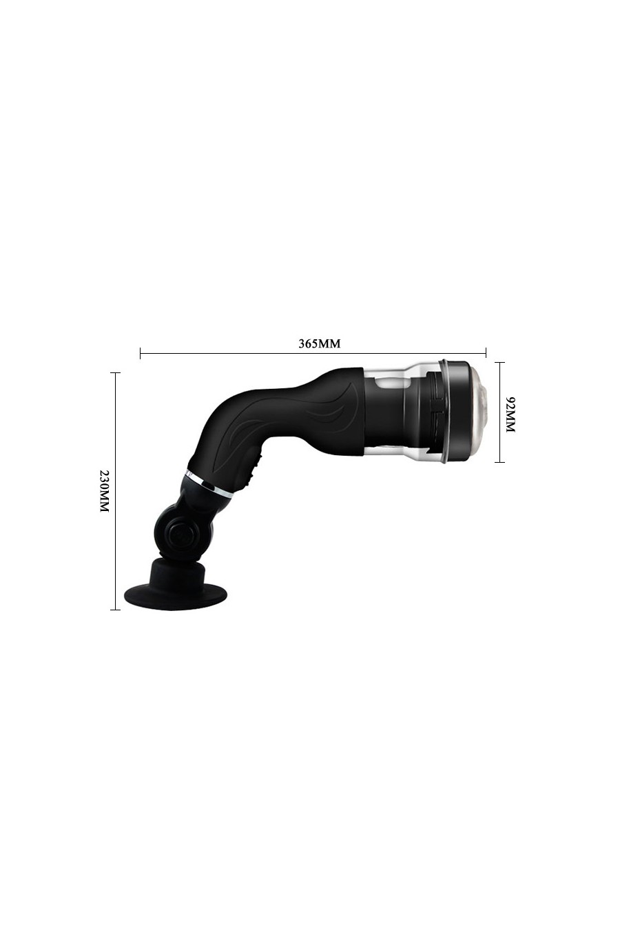 Masturbador rotador con base sopapo - Rotation Lover
