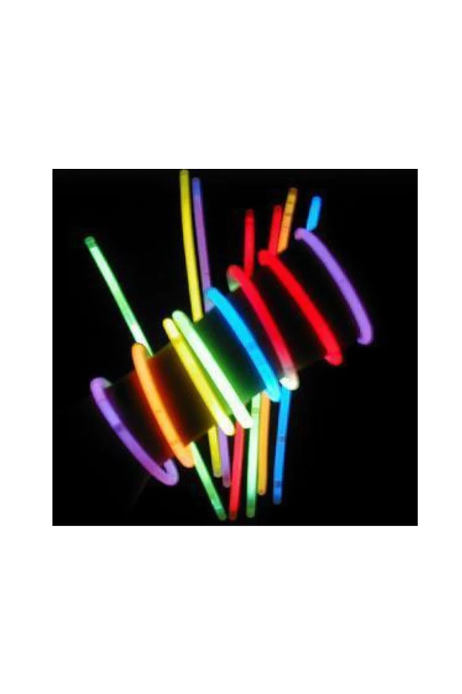 Pulsera Light Stick Tubo Surtido X50