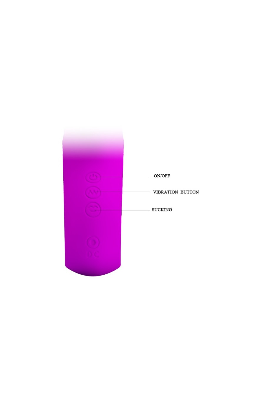 Vibrador Conejo con Succión - Nicola