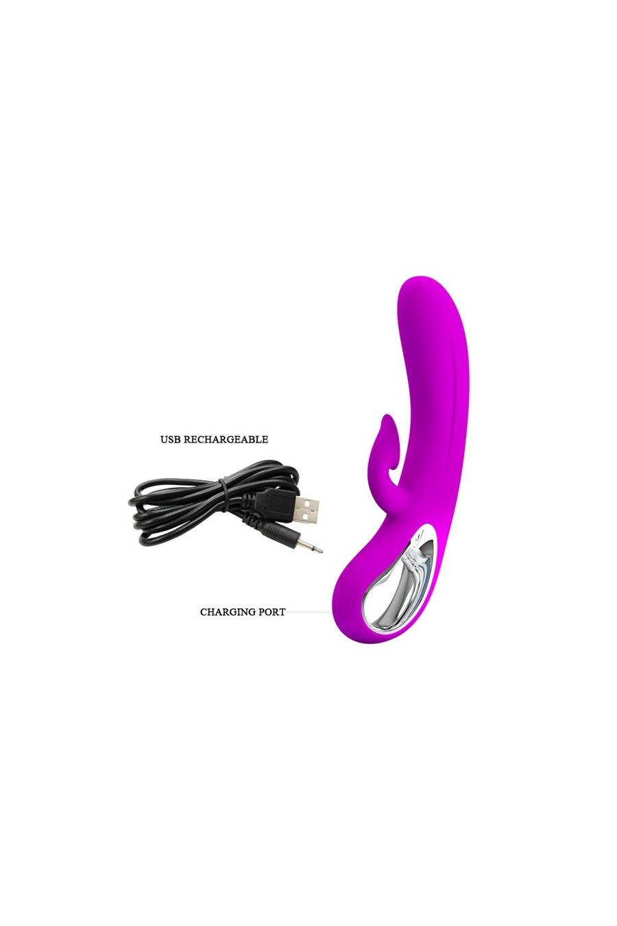 Vibrador Conejo con Succión - Nicola