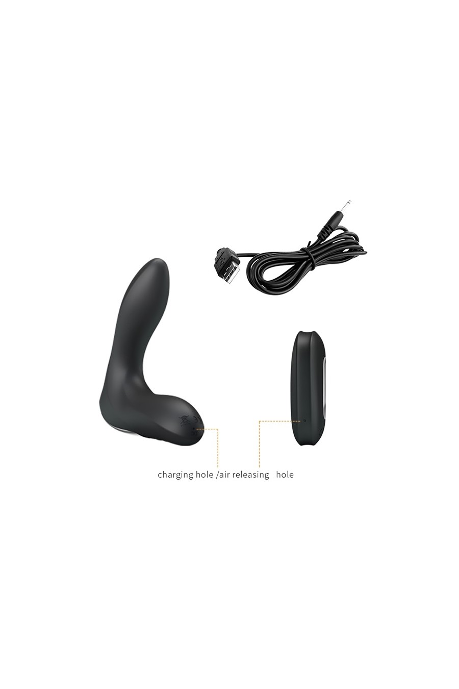 Estimulador de Prostata Vibrador e Inflable - Nasreddin