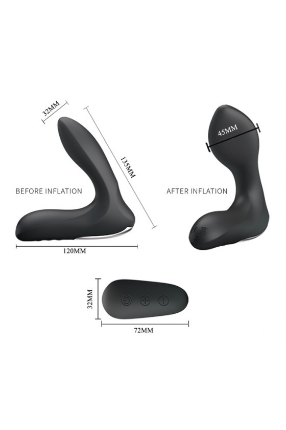 Estimulador de Prostata Vibrador e Inflable - Nasreddin