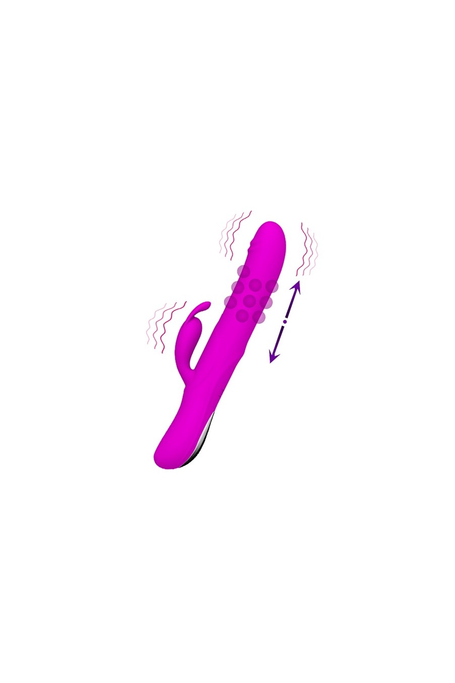 Vibrador Conejo con Movimiento - Byron