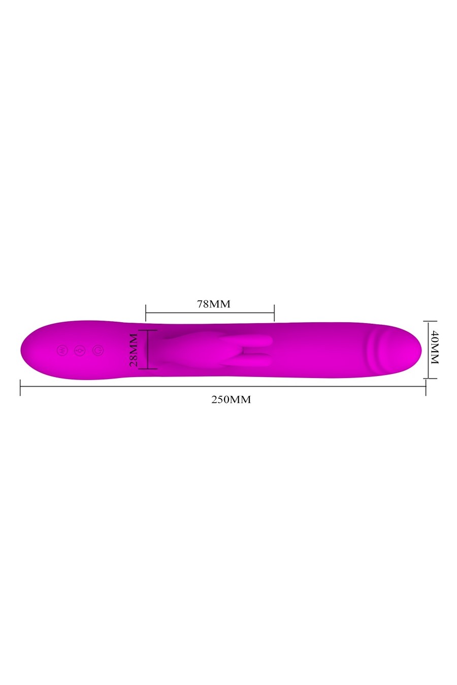 Vibrador Conejo con Movimiento - Byron