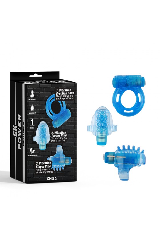 Pack 3 Anillos Vibradores GK Power