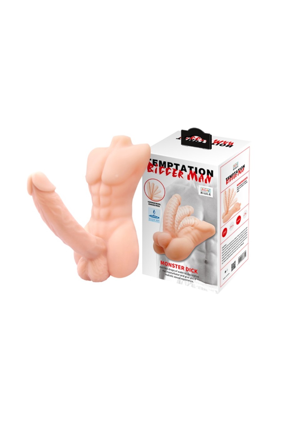 Consolador Mini Torso - Monster Dick