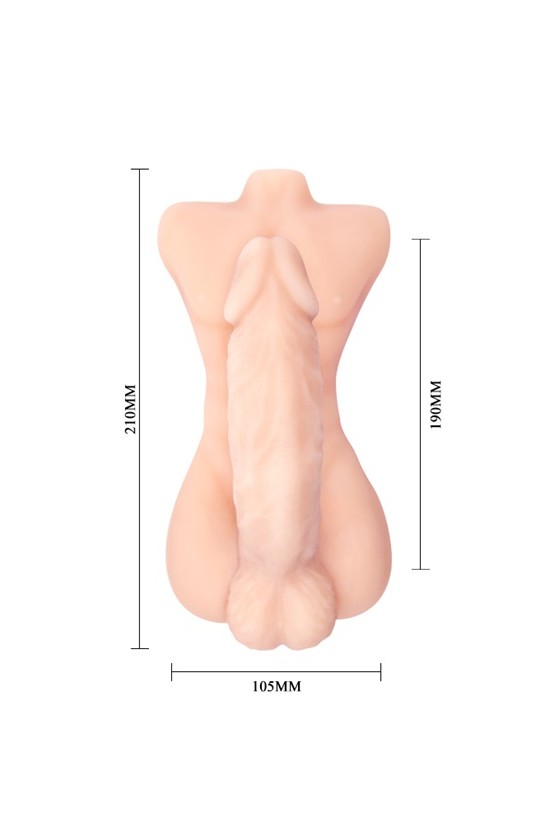 Consolador Mini Torso - Monster Dick