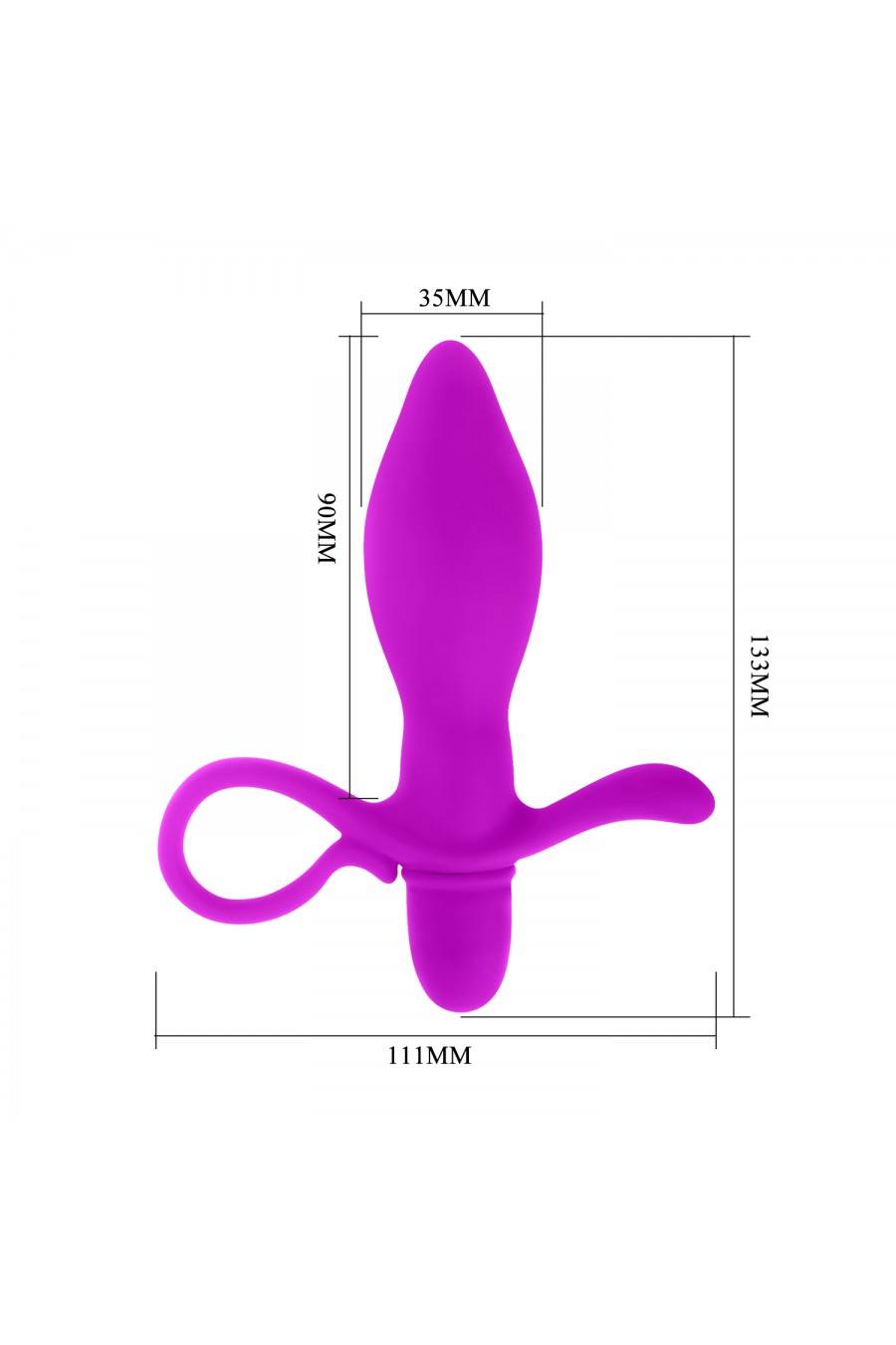 Plug Vibrador Anal Prostático - Taylor