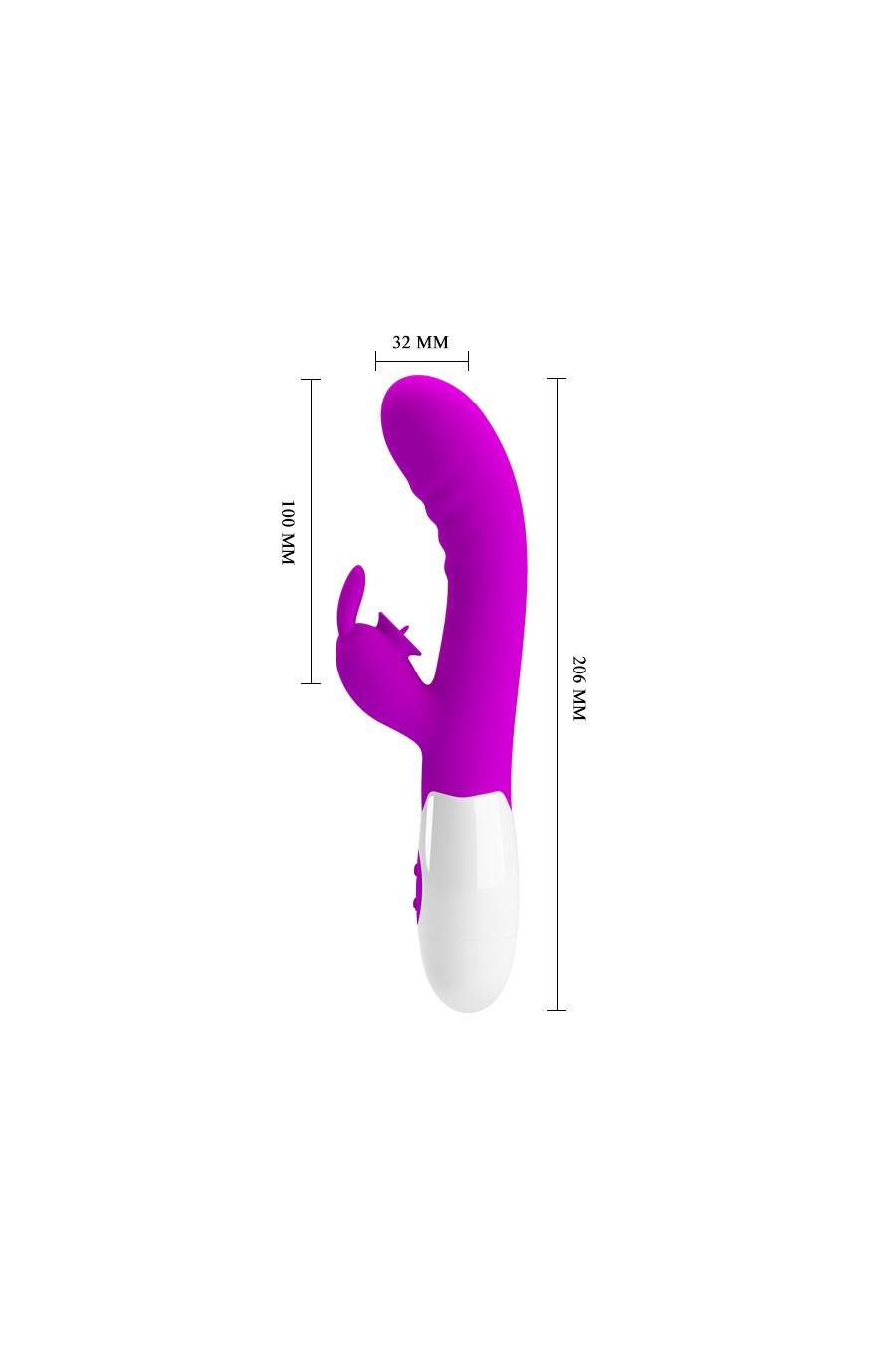 Vibrador doble estimulación - Cerberus Pretty Love