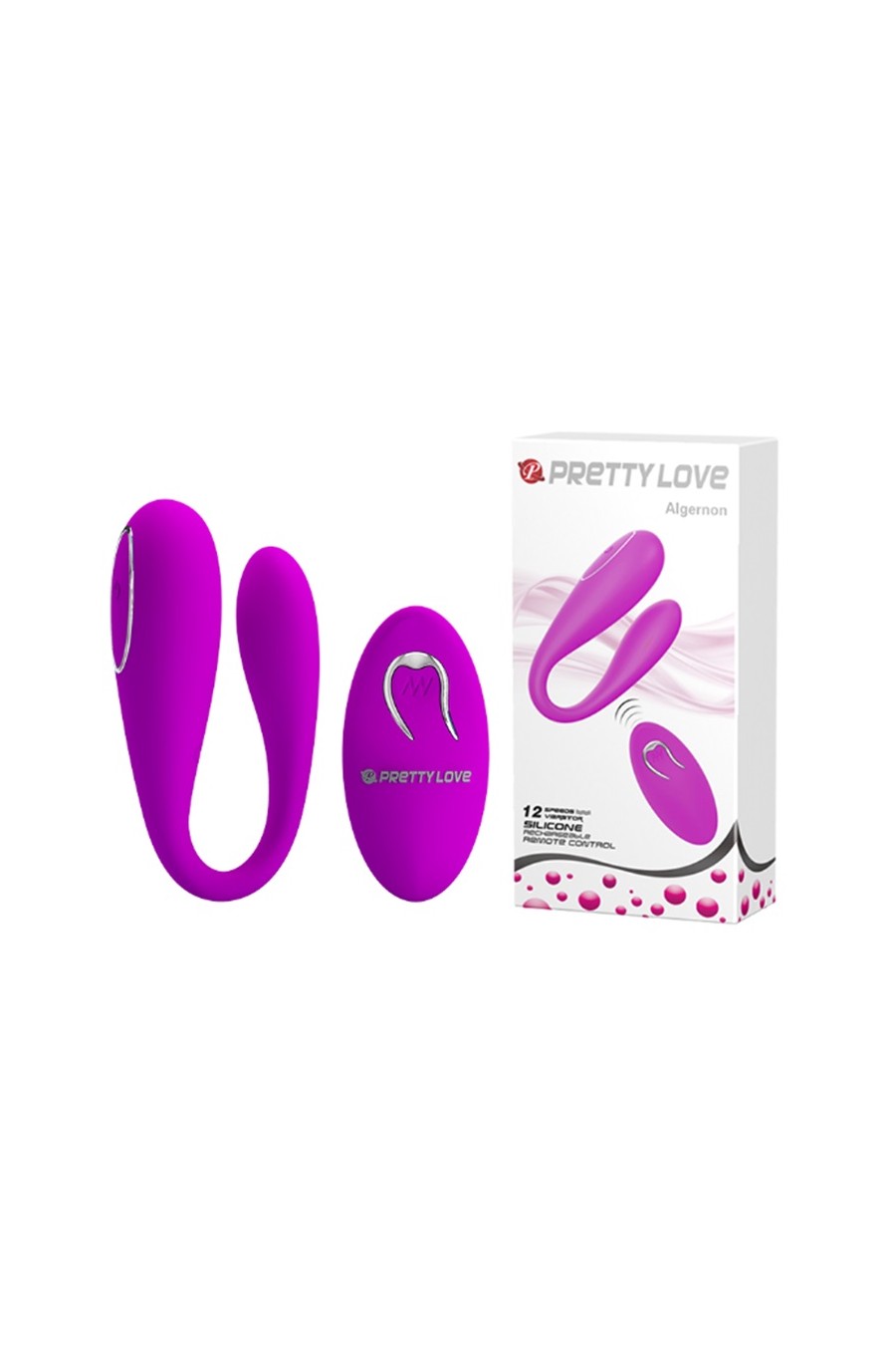 Vibrador recargable control a distancia - Algernon Pretty Love