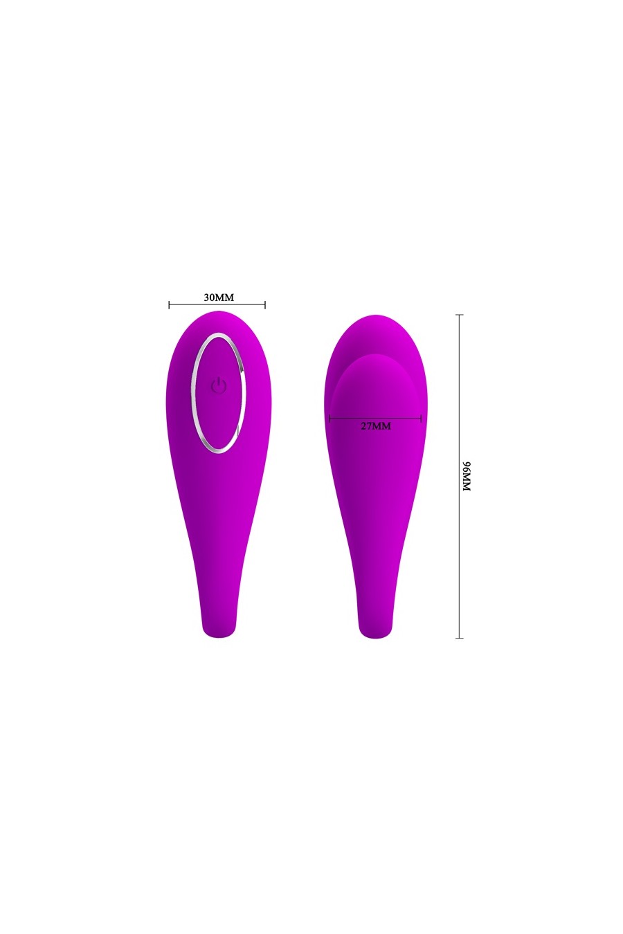 Vibrador recargable control a distancia - Algernon Pretty Love