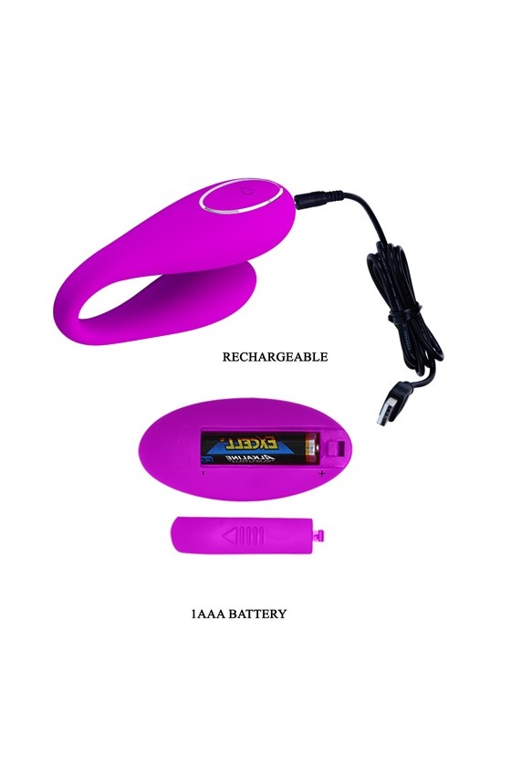Vibrador recargable control a distancia - Algernon Pretty Love