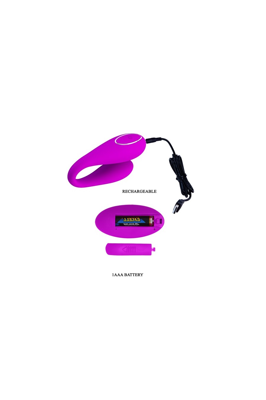 Vibrador recargable control a distancia - Algernon Pretty Love
