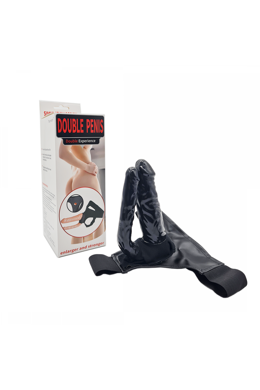 Arnes con Protesis Hueca para Doble Penetración Double Penis