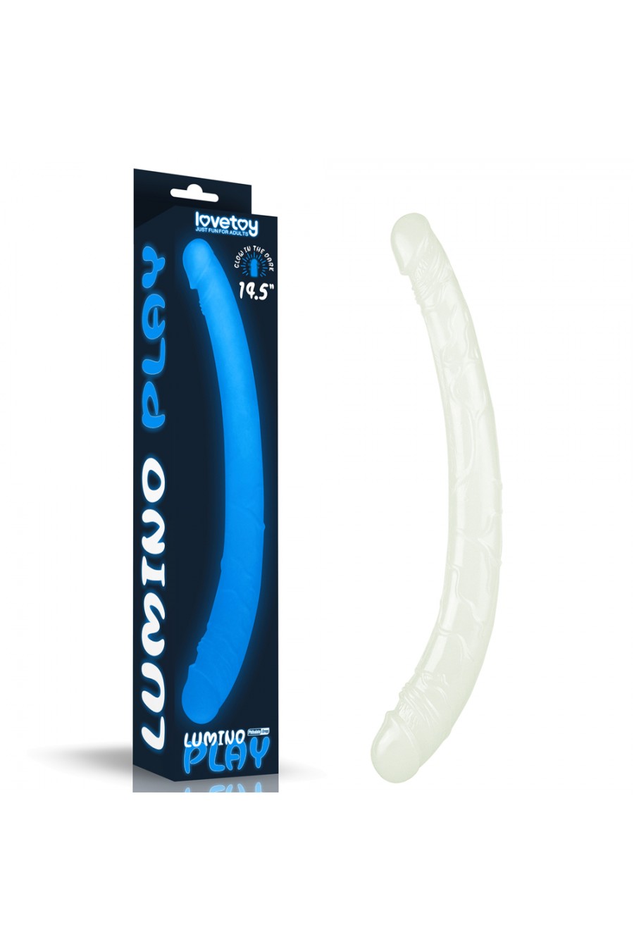 Dildo doble luminiscente Lumino 37 cm