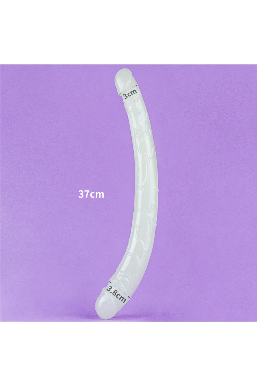 Dildo doble luminiscente Lumino 37 cm