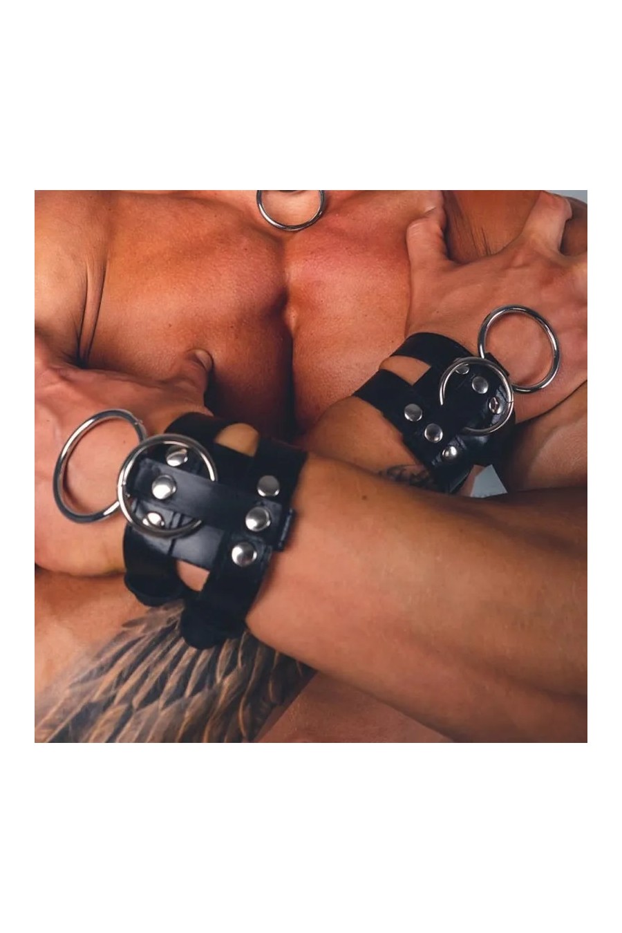 Muñequera Brasalete Bdsm Ecocuero