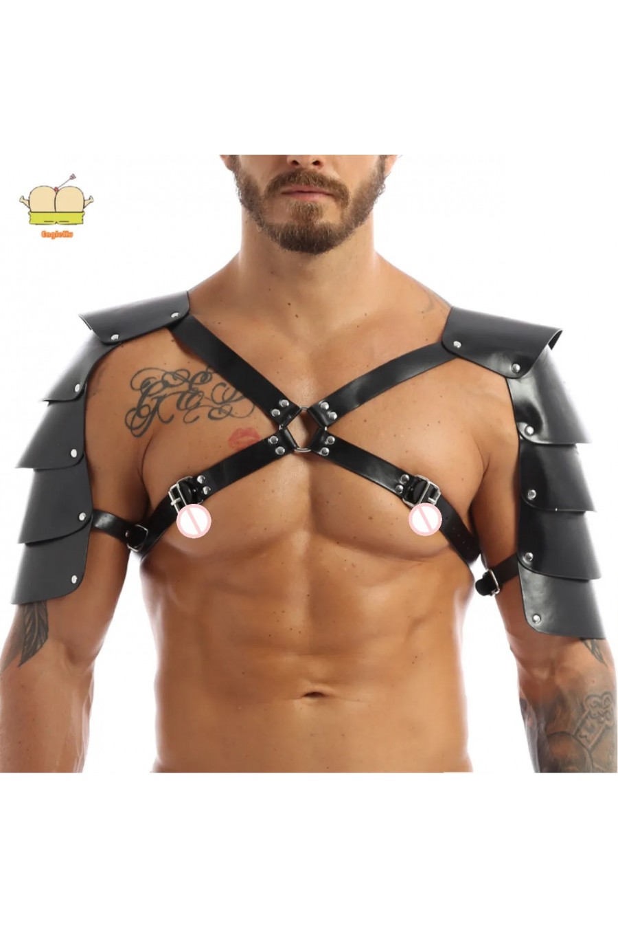 Arnes Hombros Pecho Masculino Guerrero Gladiador