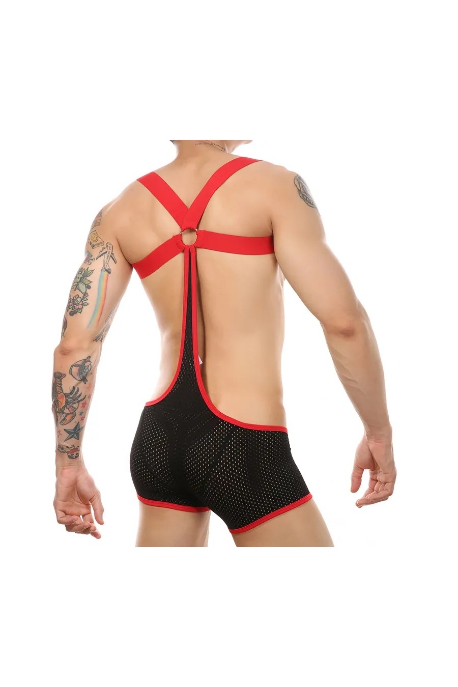 Body con arnes de Pecho