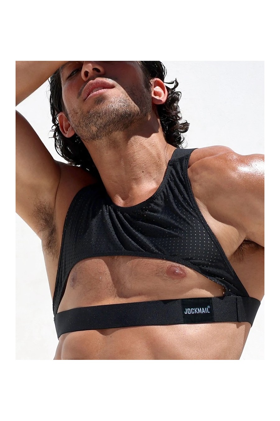 Croptop Malla Elasticado Hombre
