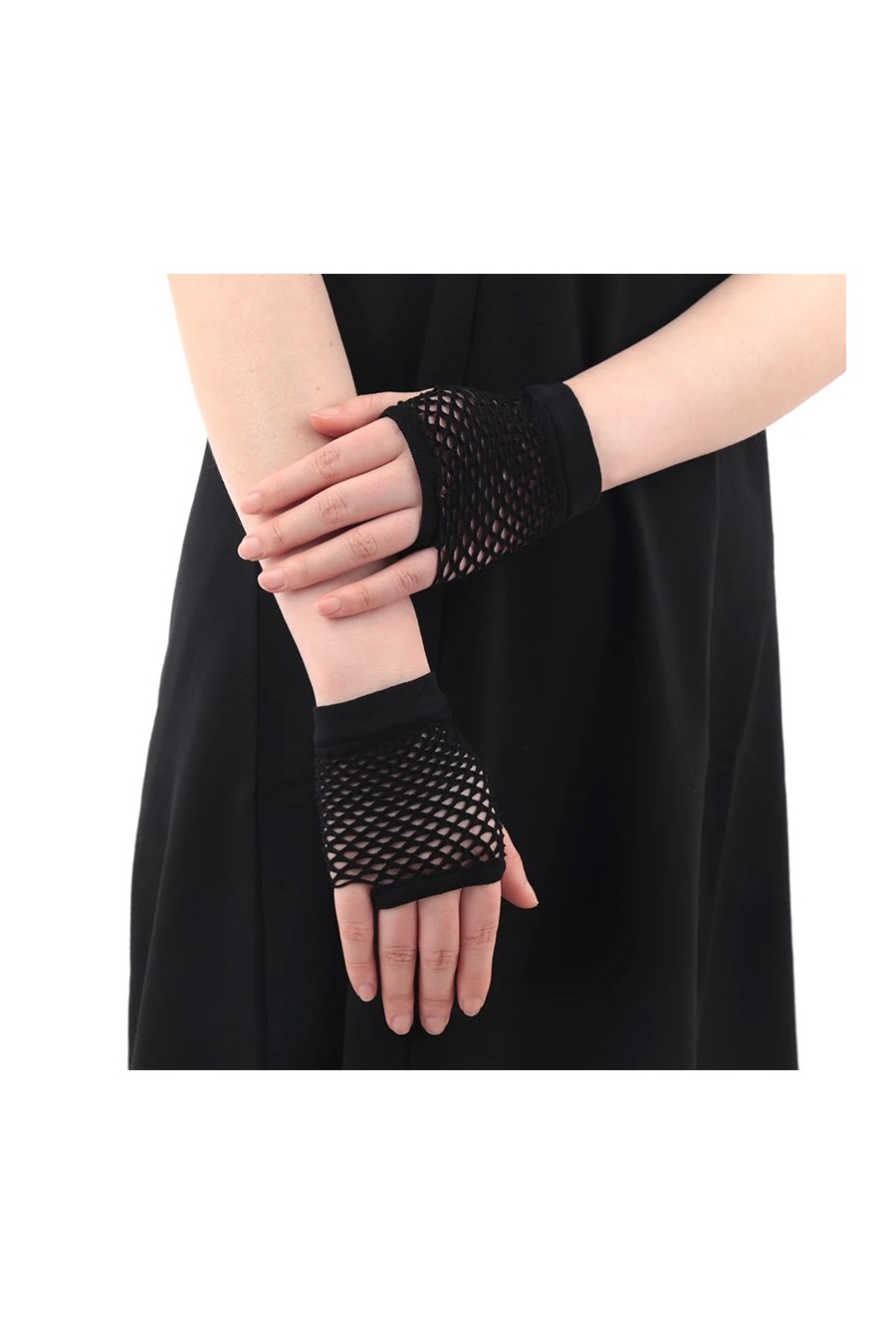 Guantes Negros Malla