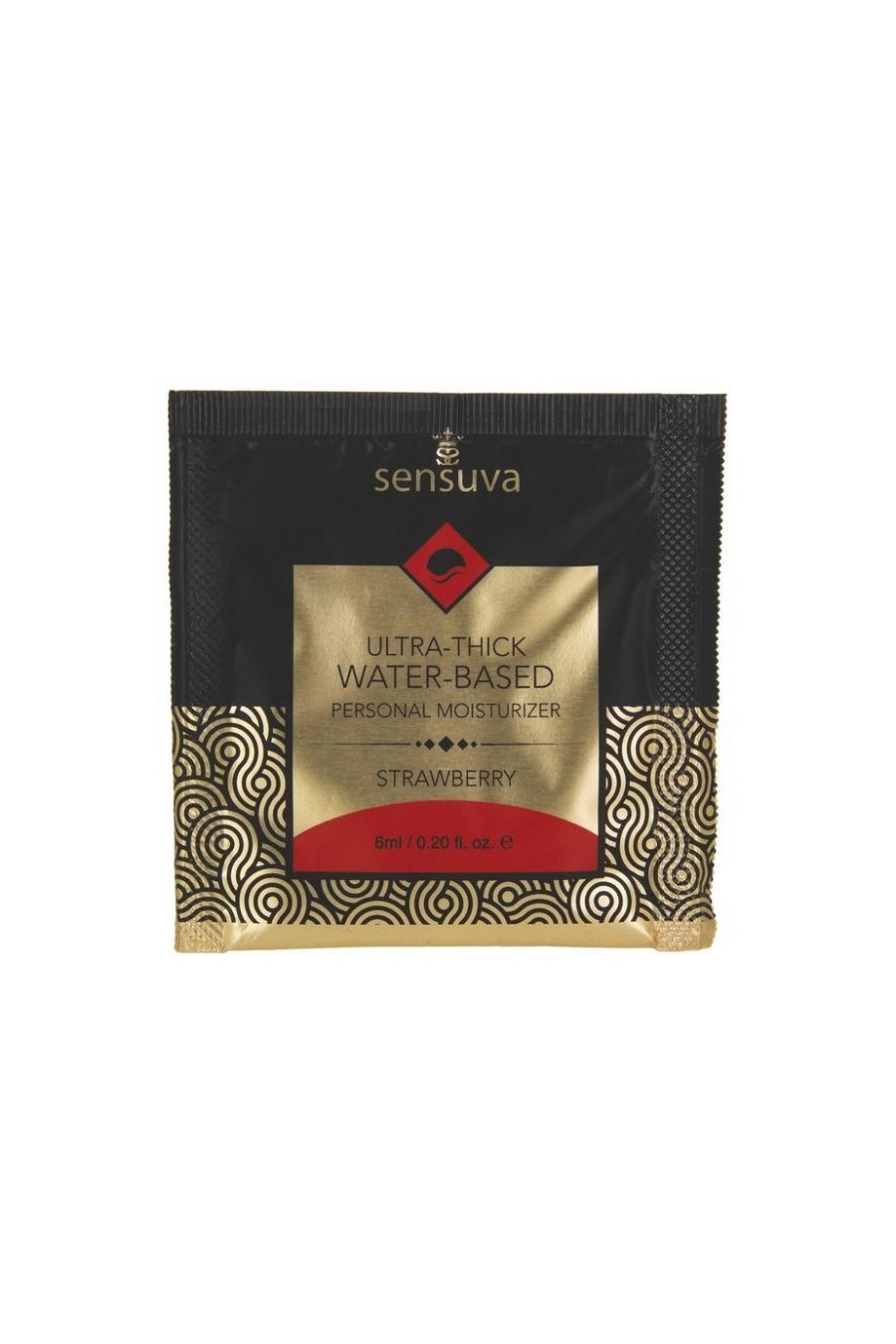 Lubricante Comestible Water Based Strawberry sensuva Sachet