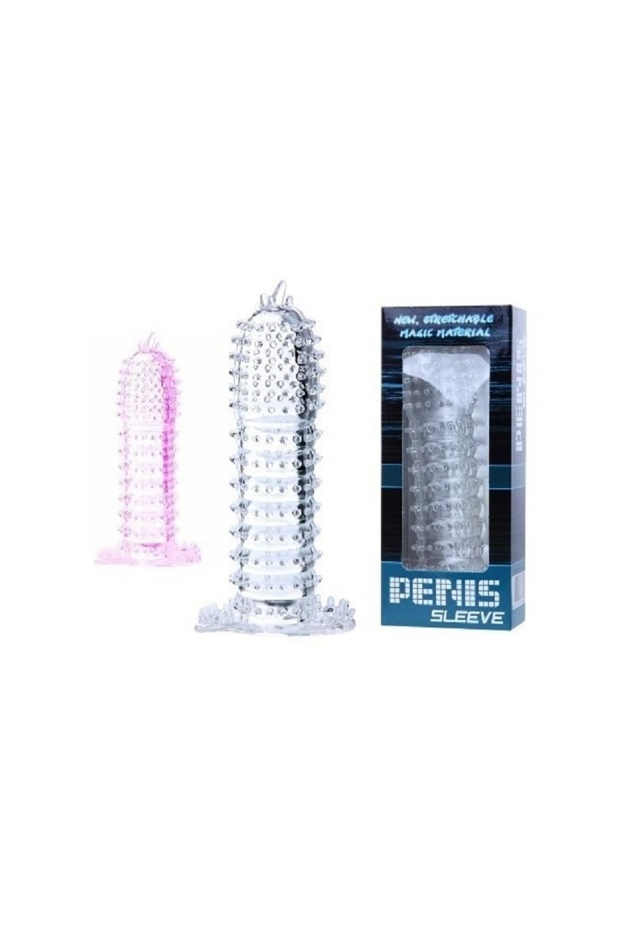 FUNDA PENE TRANSPARENTE CON POROS - PENIS SLEEVE