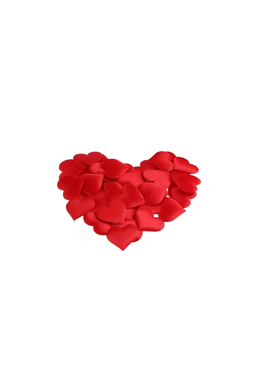 CORAZONES ACOLCHADOS 25 UNIDADES