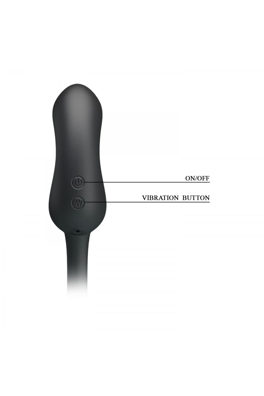 Funda Masculina con Vibrador Prostático Recargable - Pretty Love