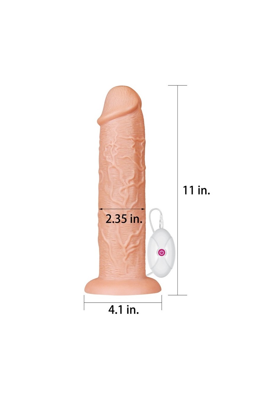 Vibrador Realistic long - Lovetoy - 11"