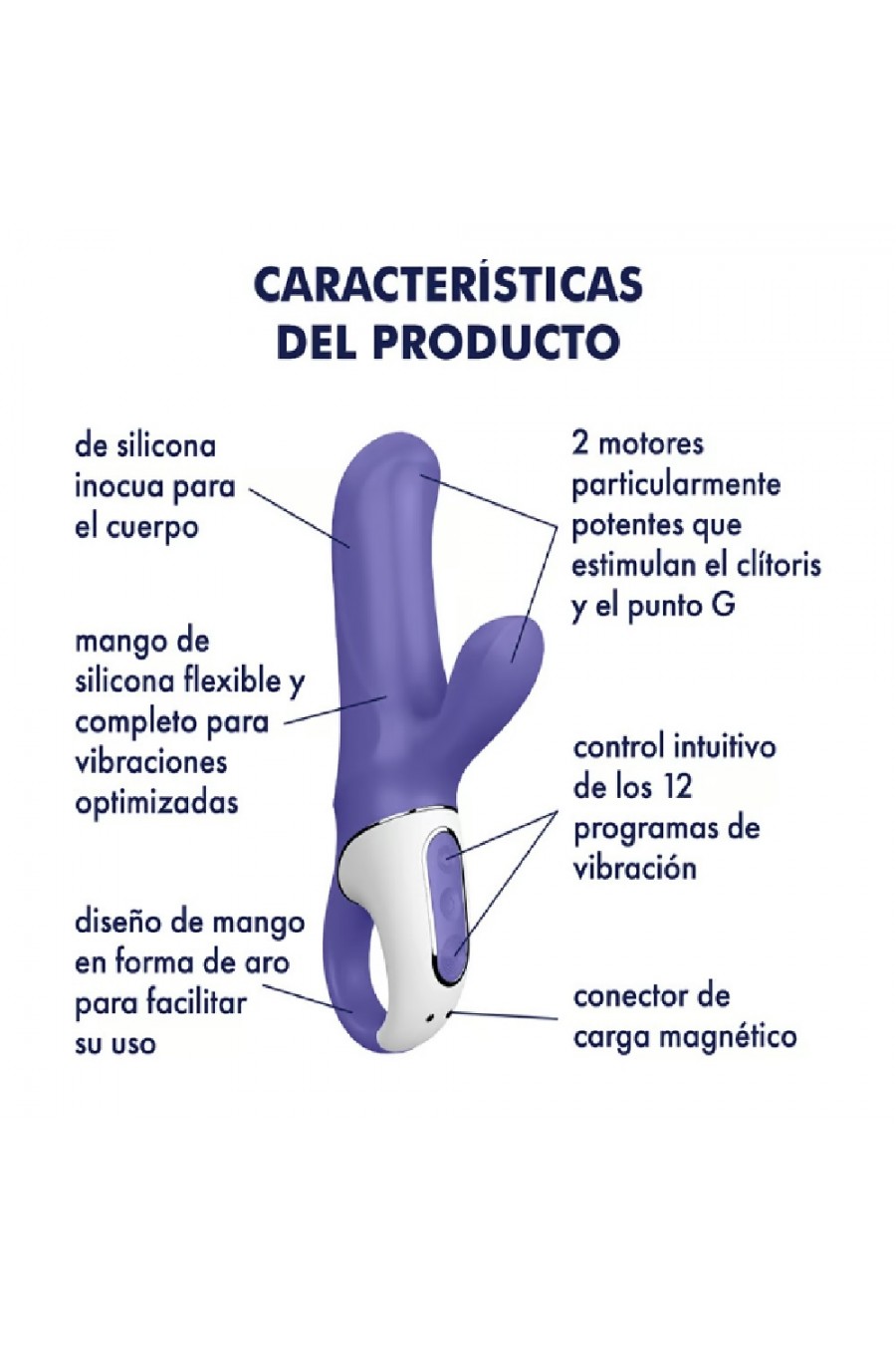 Vibrador Doble Estimulación Magic Bunny - Satisfyer
