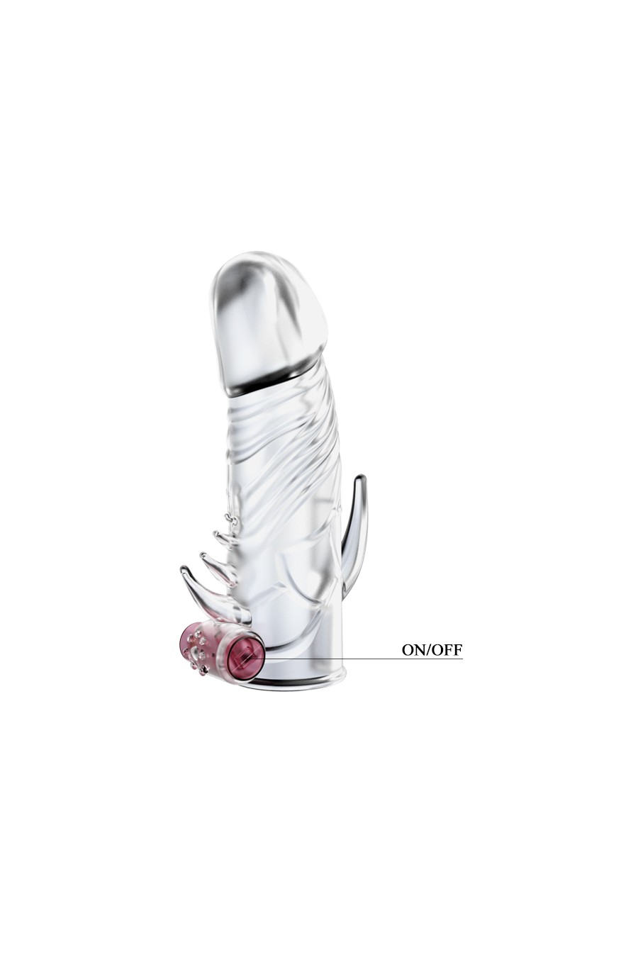 Funda Doble Estimulación con Vibración - Penis Sleeve