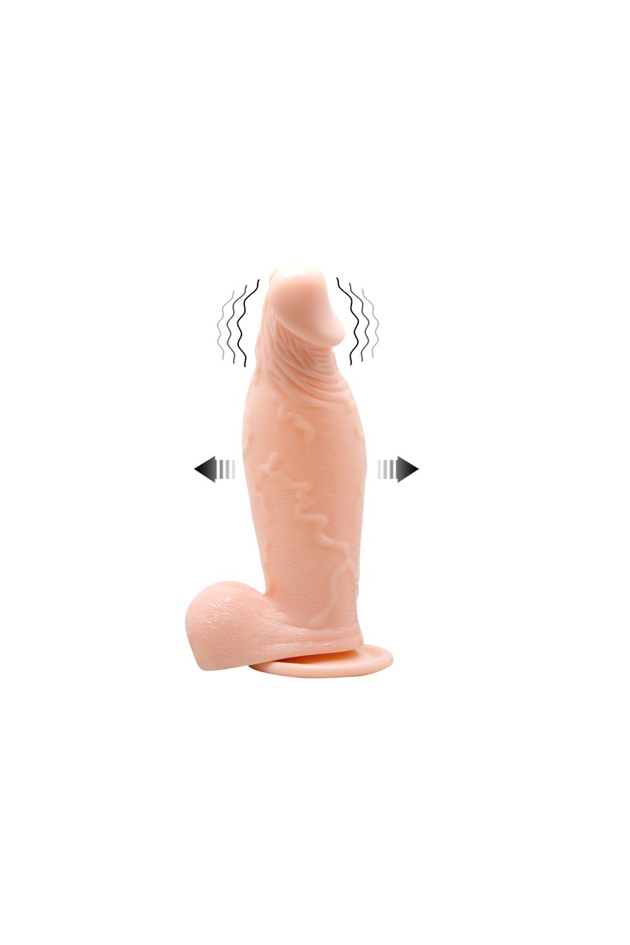 Consolador Inflable con Vibración Baile Regulable