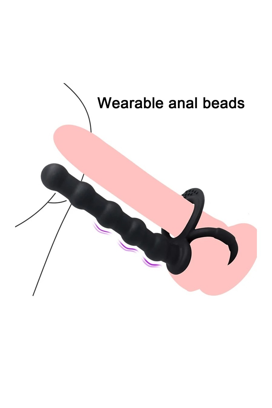 Plug Doble Anillo para Doble Penetracion