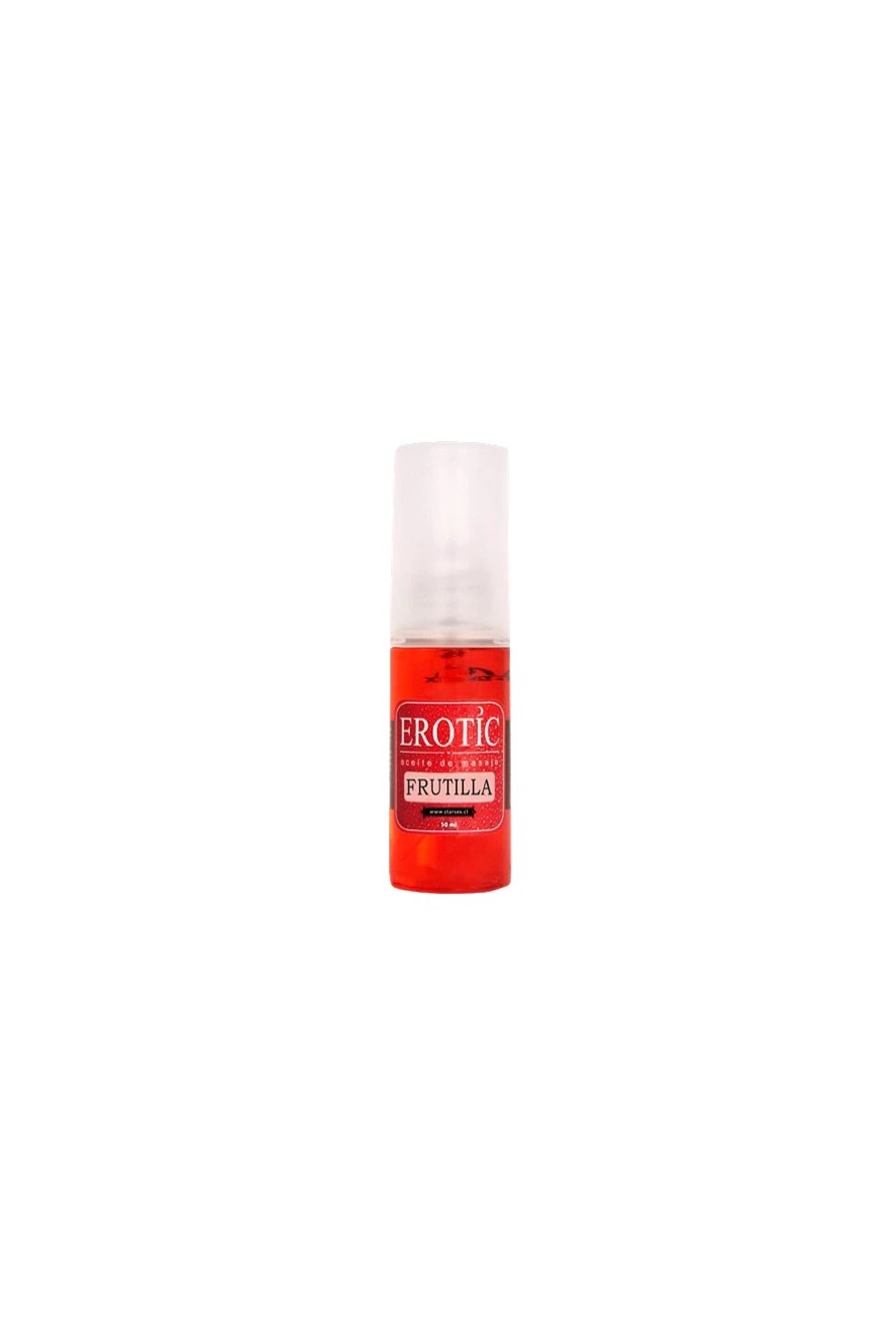 Aceite de Masaje Comestible 50 ml - Erotic -Sabores Efecto Calor