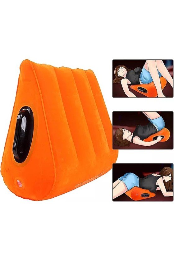 Cojin almohada del amor naranja reforzada