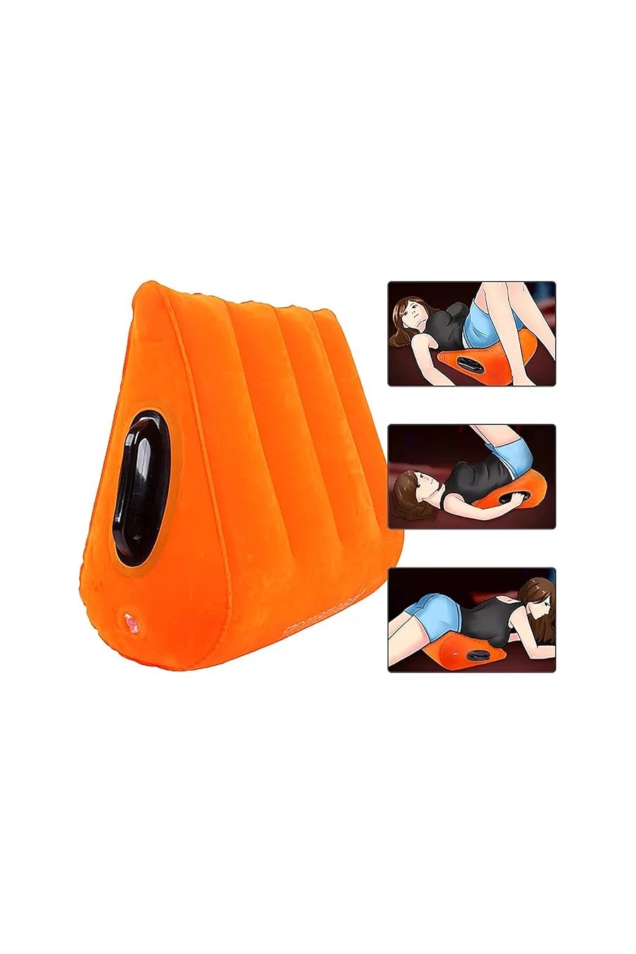 Cojin almohada del amor naranja reforzada