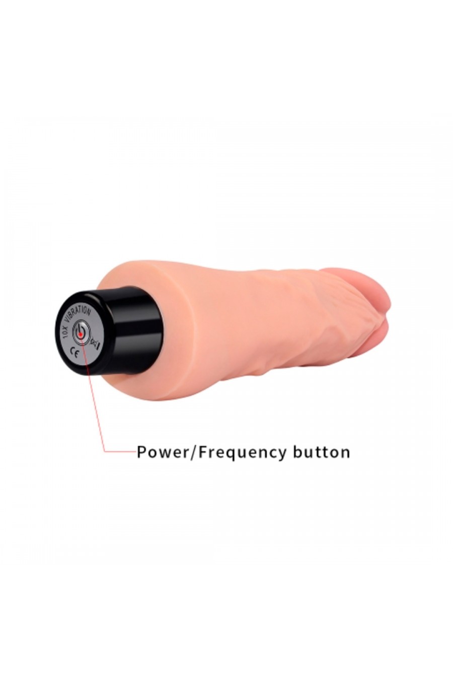 Vibrador Realista 23 cms Real Softee 9 Long