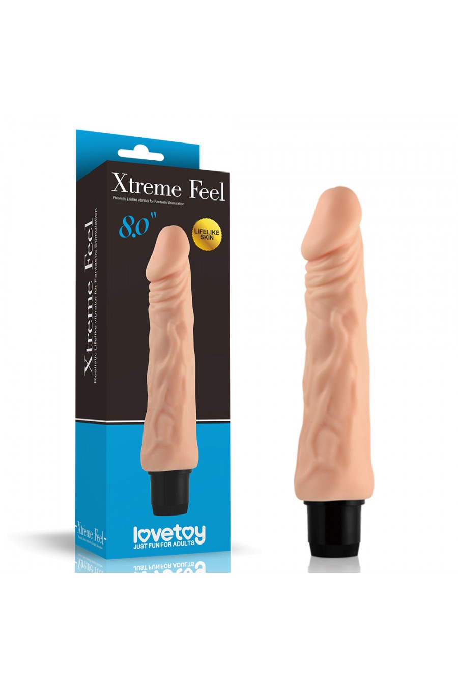 Dildo vibrador Real Feel 20cm LOVETOY