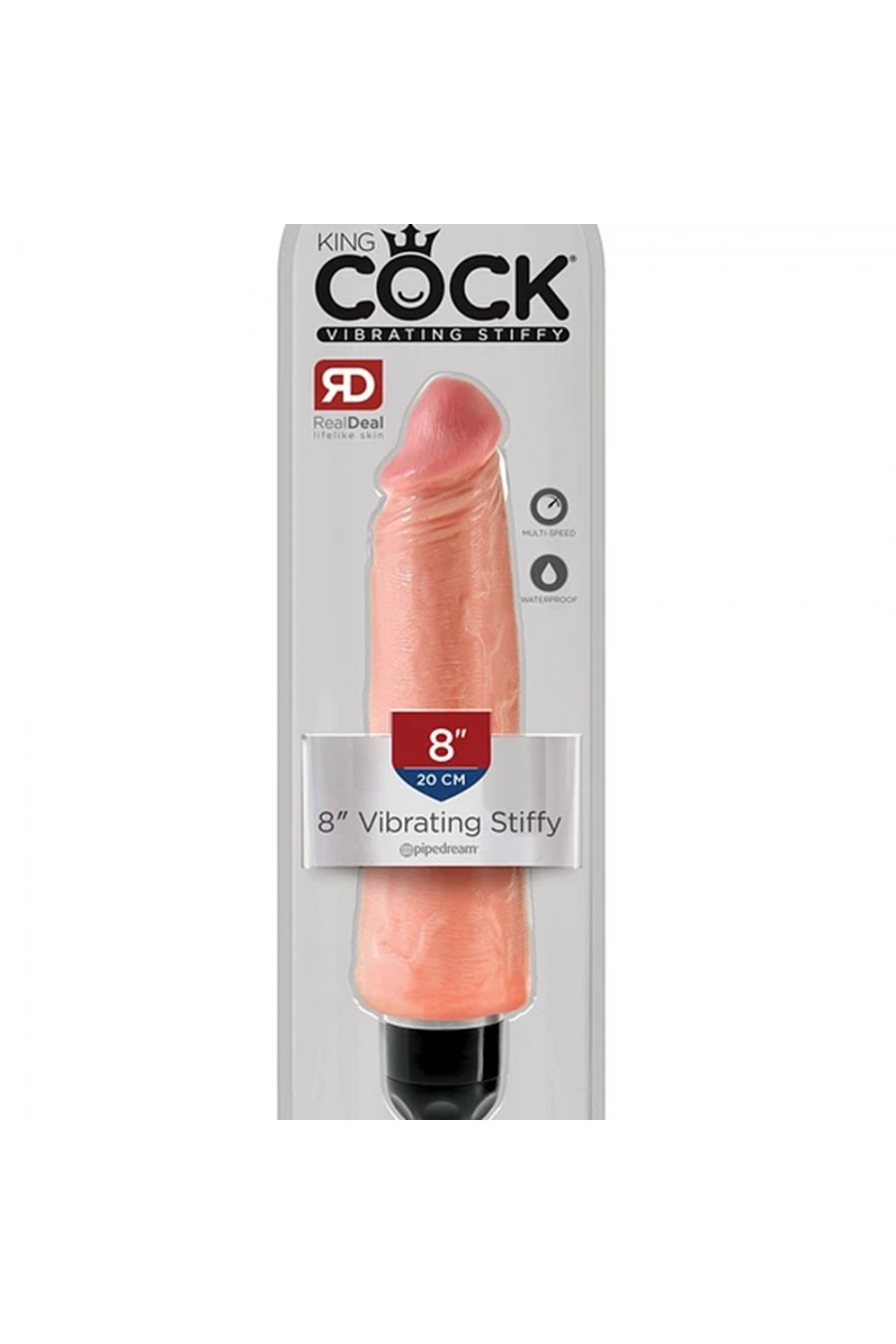 Vibrador Realístico King Cock 8" Stiffy