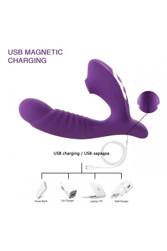 Vibrador Succionador Dual-Stimulation