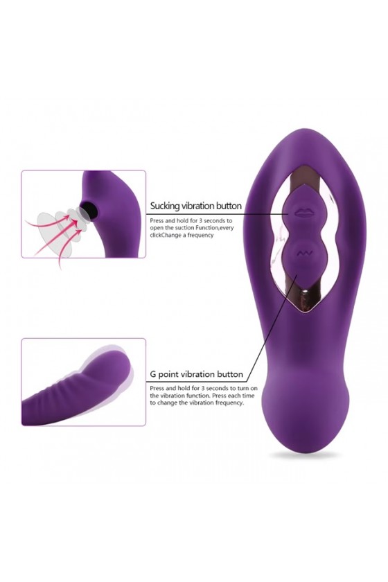 Vibrador Succionador Dual-Stimulation