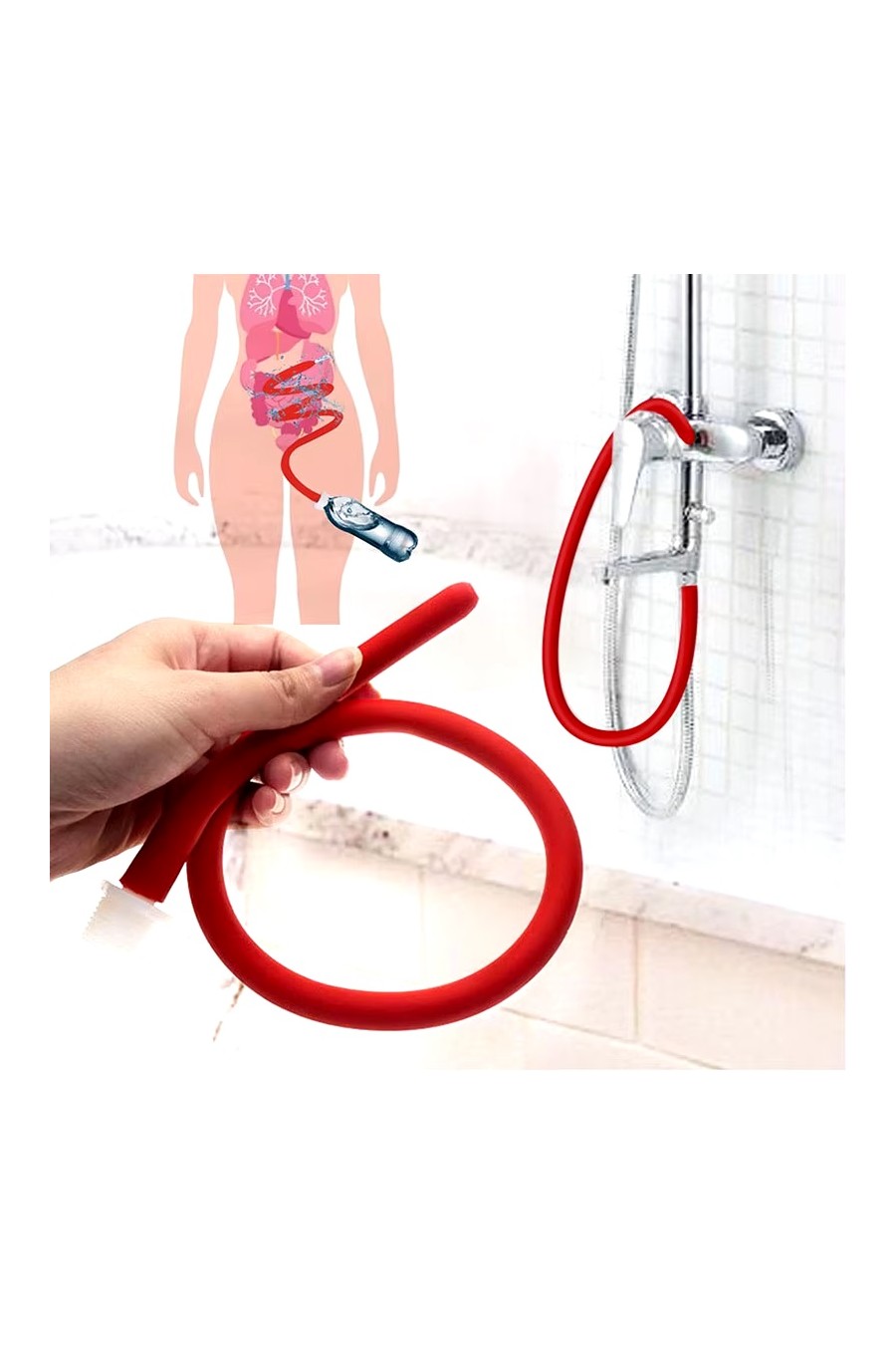 Enema Flexible conectar a Ducha
