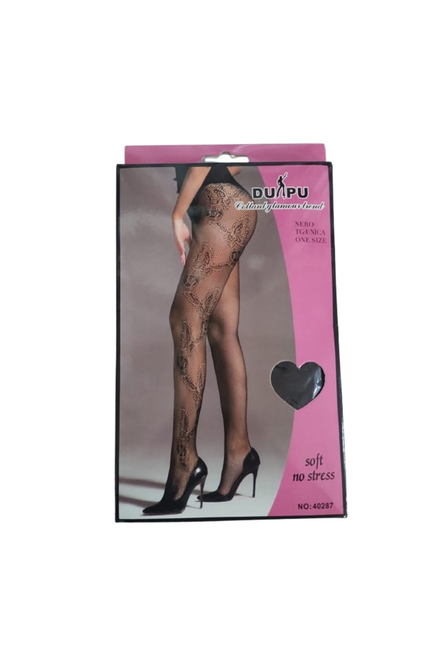 Panty Medias Red Negras Floral