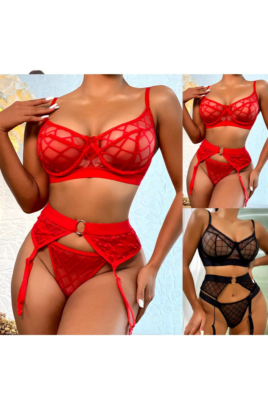 Conjunto Sexy Ashley Colores