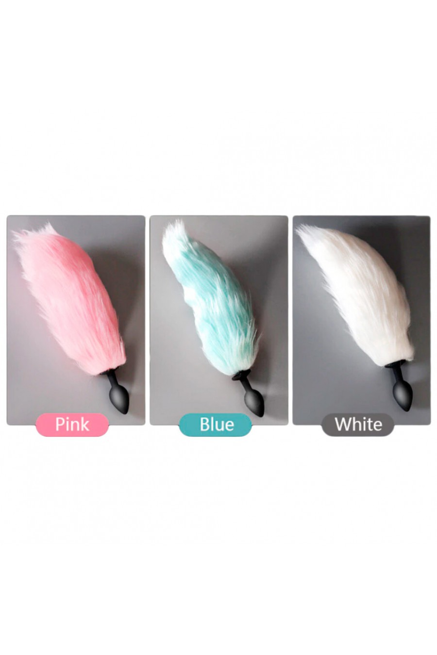 Cola Plug Anal Silicona Con Luz