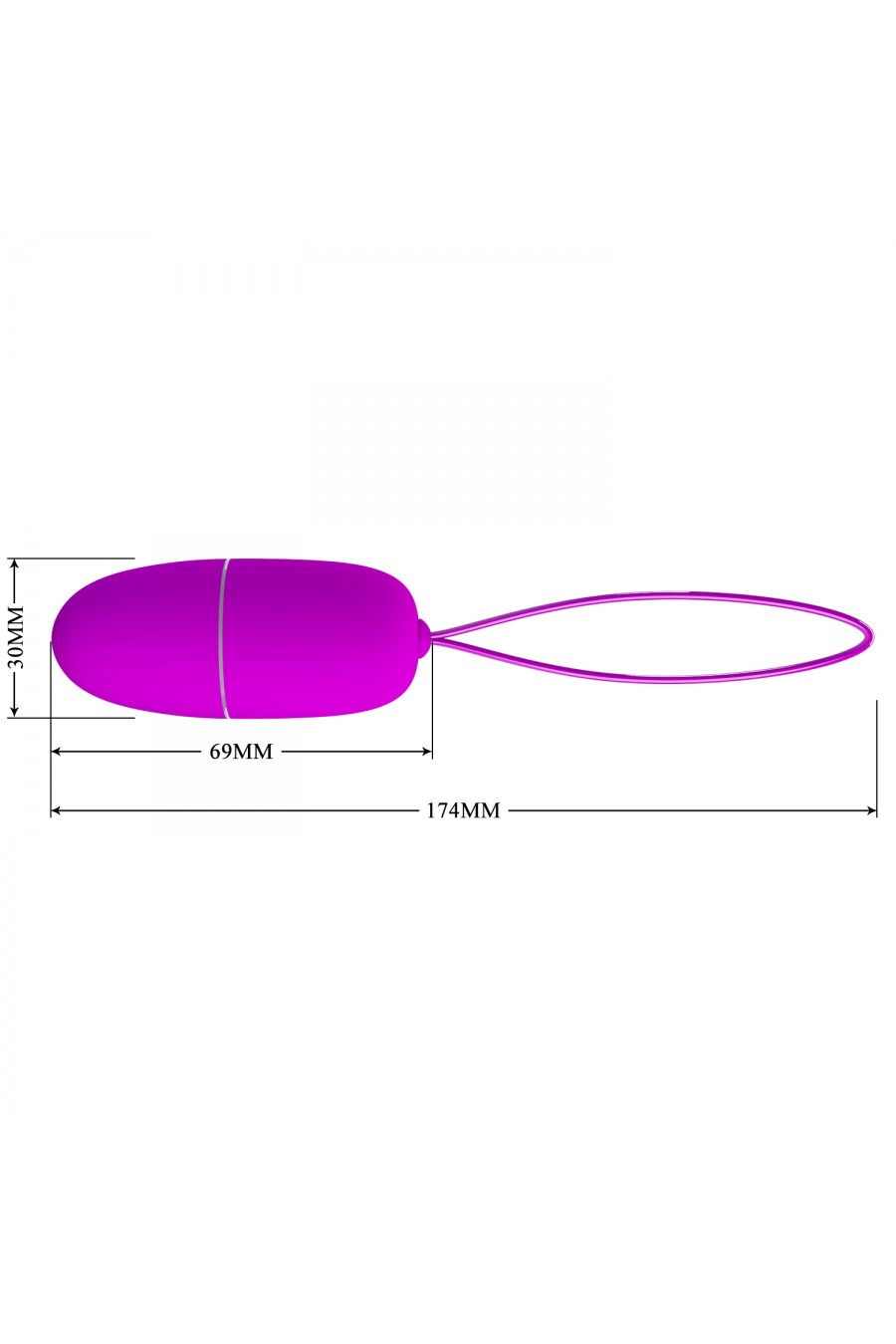 Vibrador Control Remoto Selkie Prettylove 12 Funciones