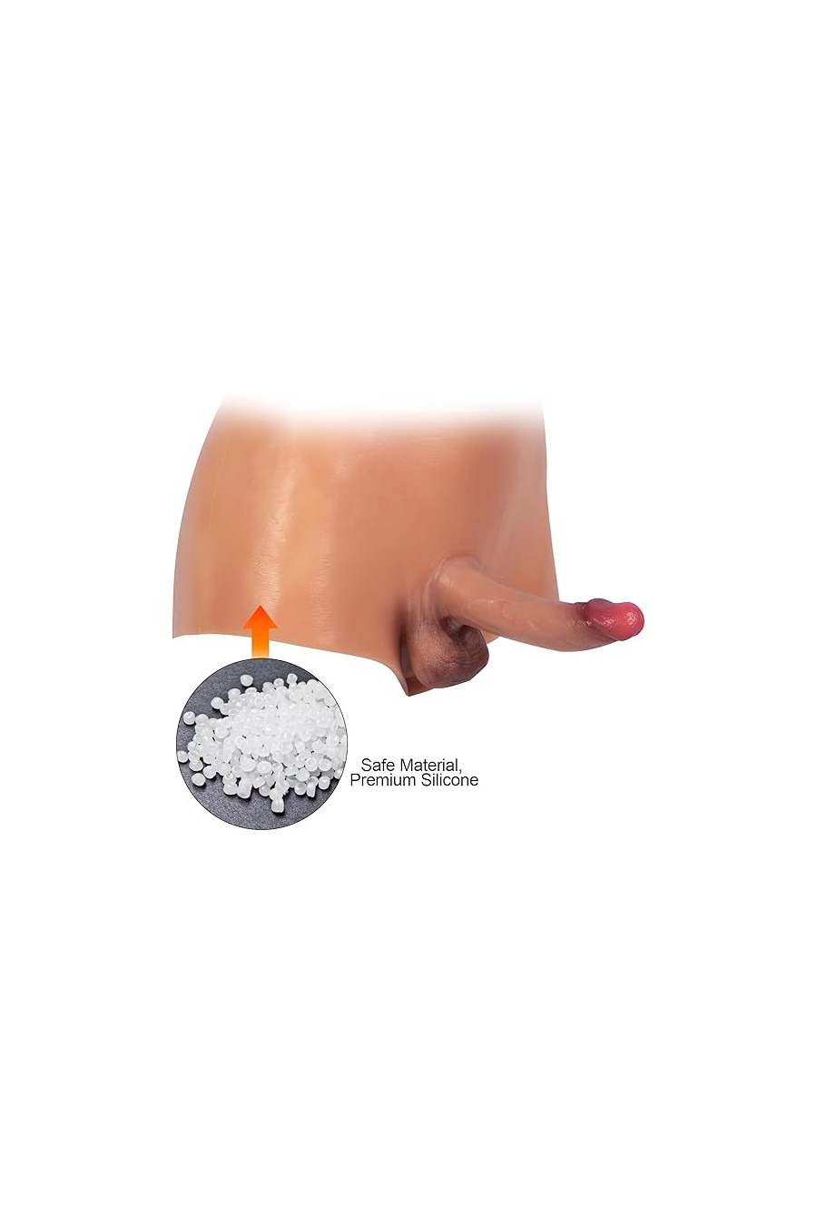 Bragas Doble Piel Unisex con Dildo Protesis Pene